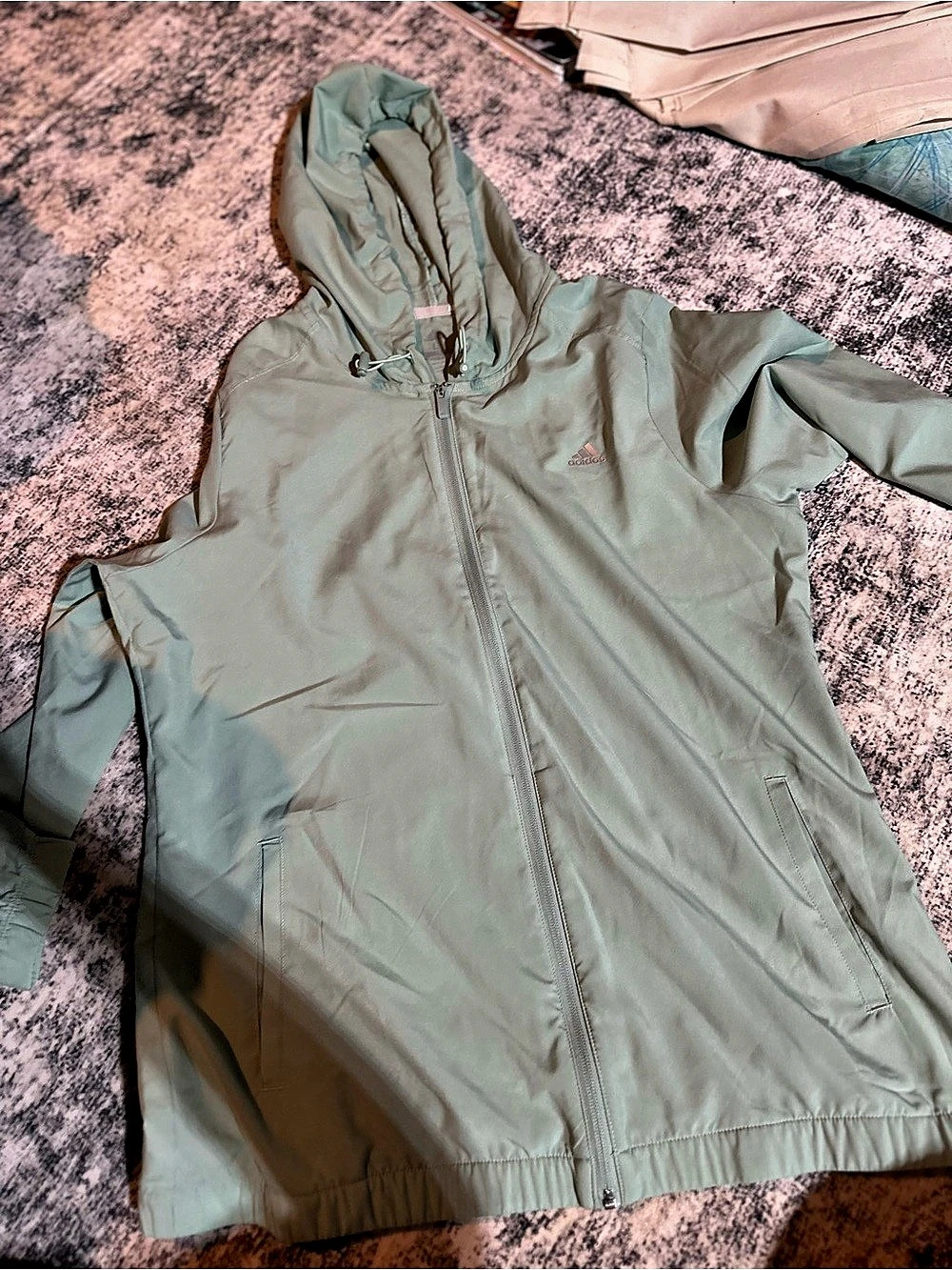 adidas Performance Texture Full Zip Jacket Women's Green